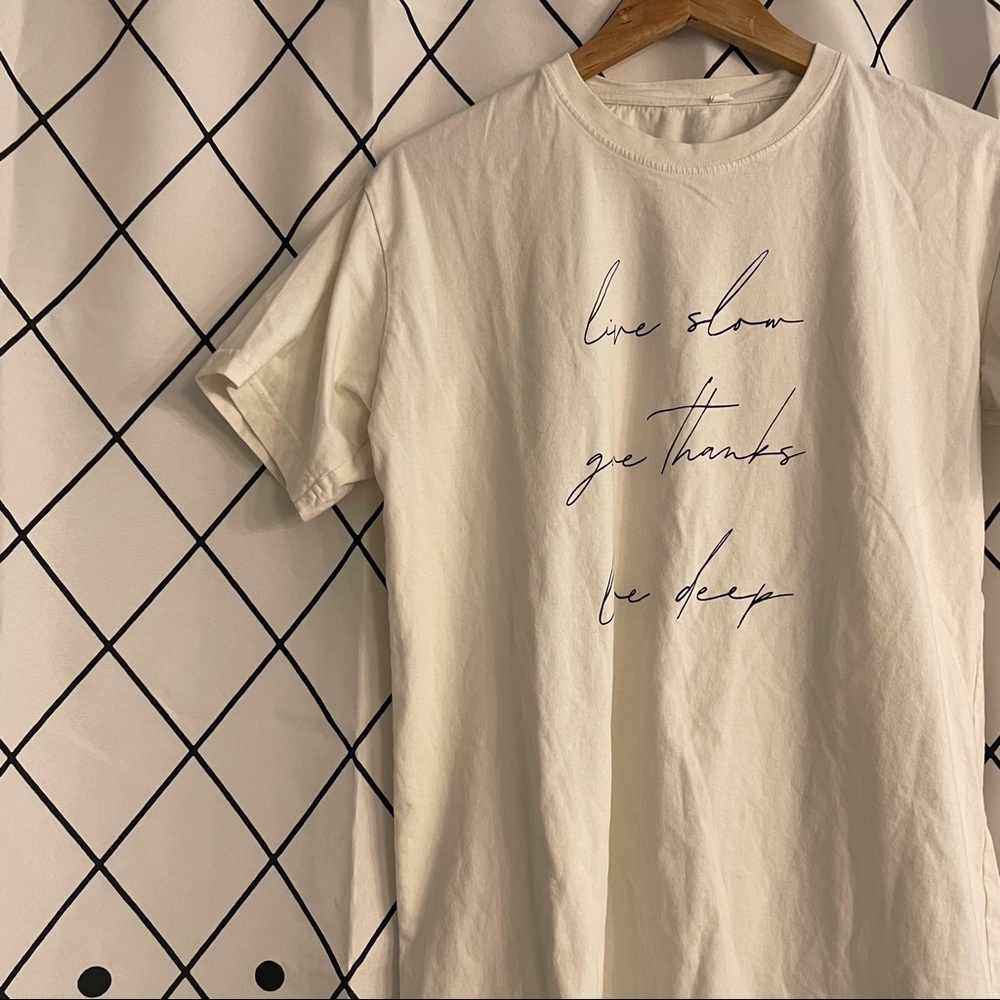 Small shop Instagram sustainable tee